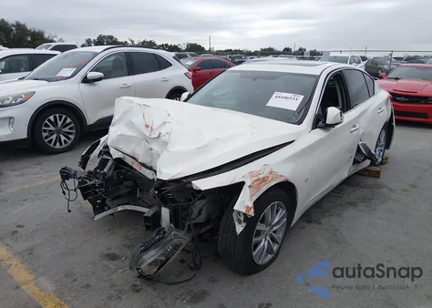 2015 Infiniti Q50 Premium from USA, damaged, VIN JN1BV7APXFM341036